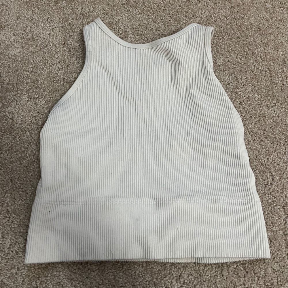 Gilly Hicks Ribbed Plunge Sports Bra
